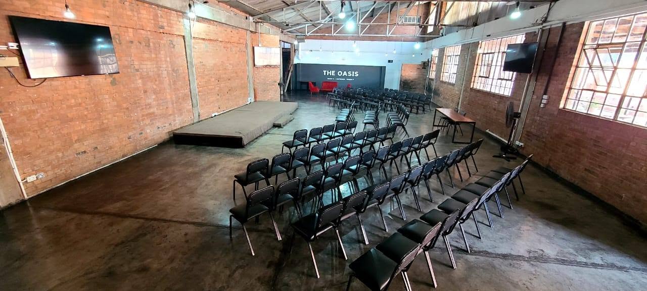 The auditorium inside The Oasis Bulawayo